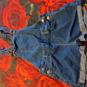 Papaya Jeans girls shorts overalls M